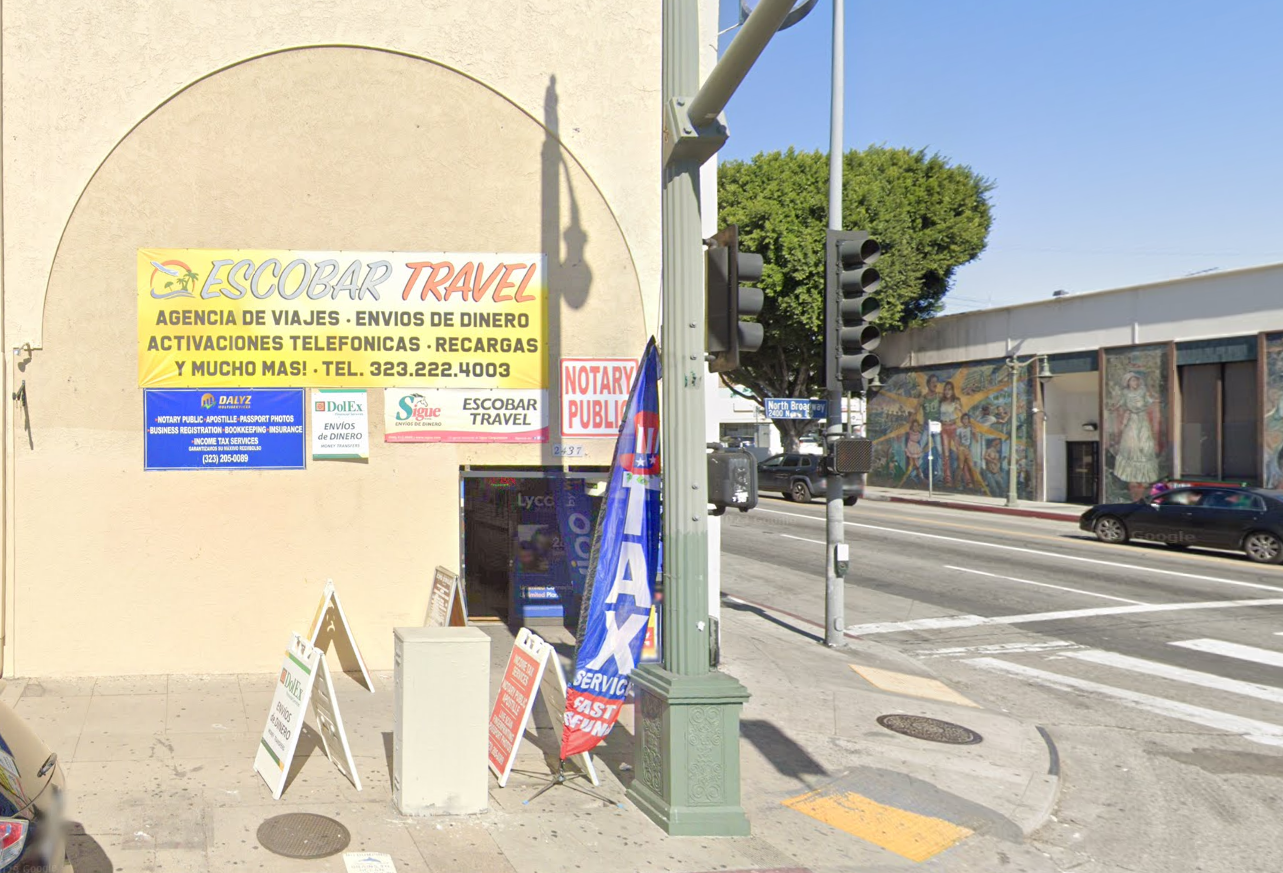 Picture of the outer view of the office over the corner of Daly and Broadway Street